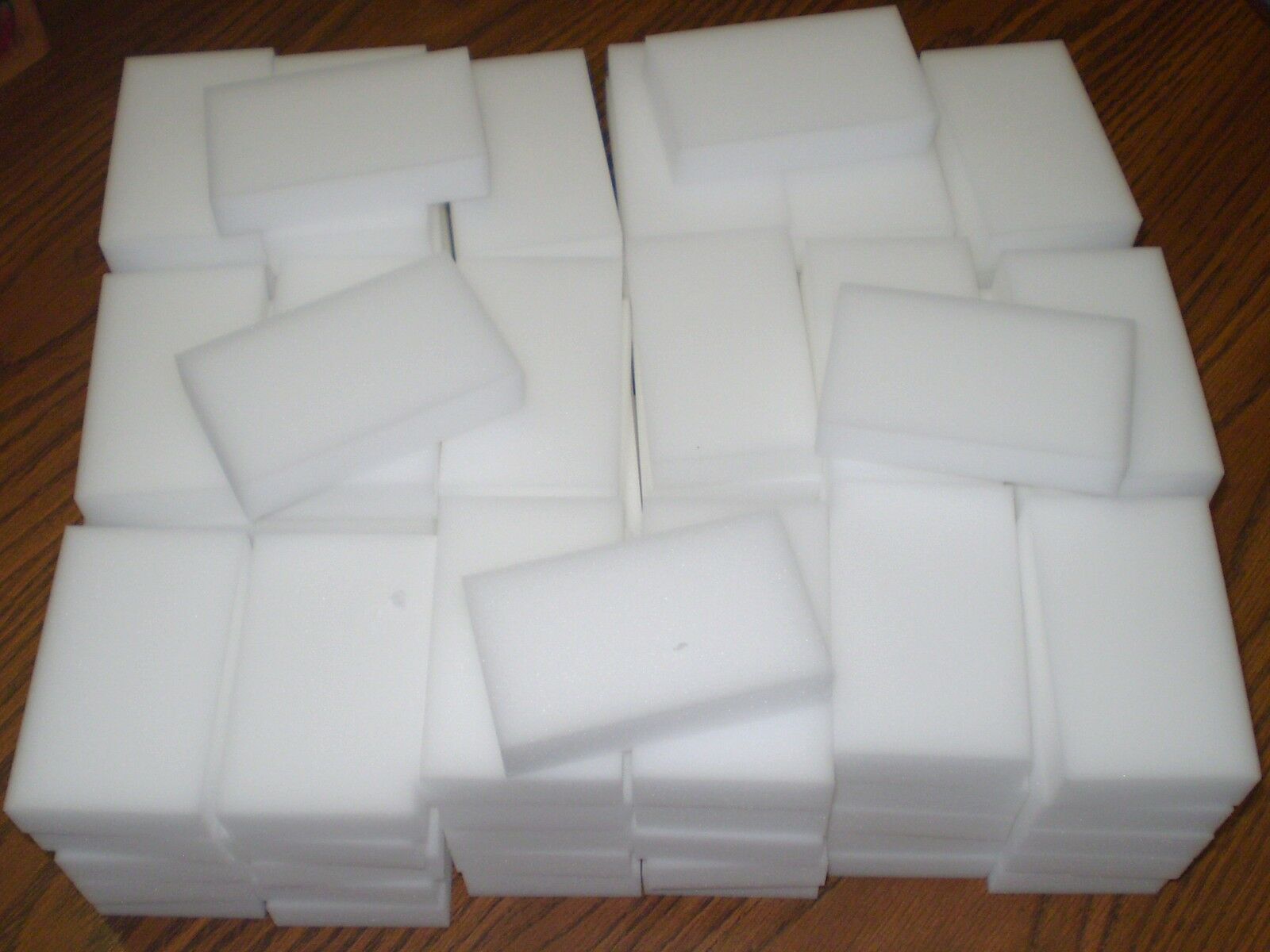 100 Bulk Pack Magic Sponge Eraser Melamine Cleaning Foam 3/4" Thick Ohio Ebayer