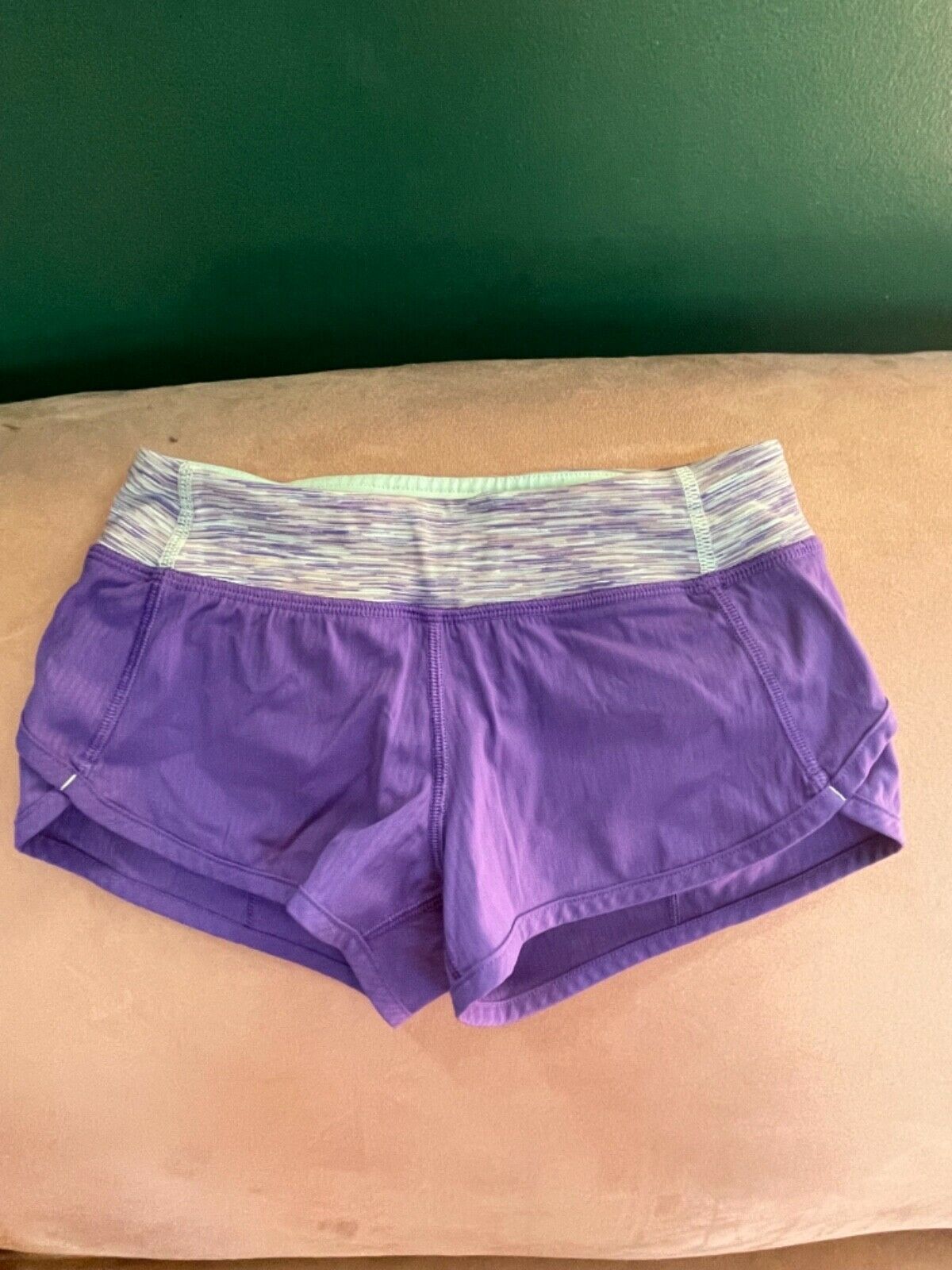 Ivivva Girls 7 Purple Speedy Shorts Euc