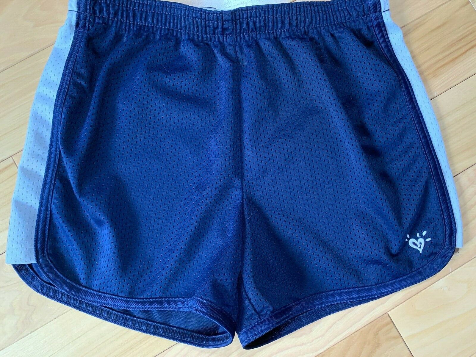 Justice Shorts Polyester Navy Color Sz 14 Girl Elastic Waistband Activewear